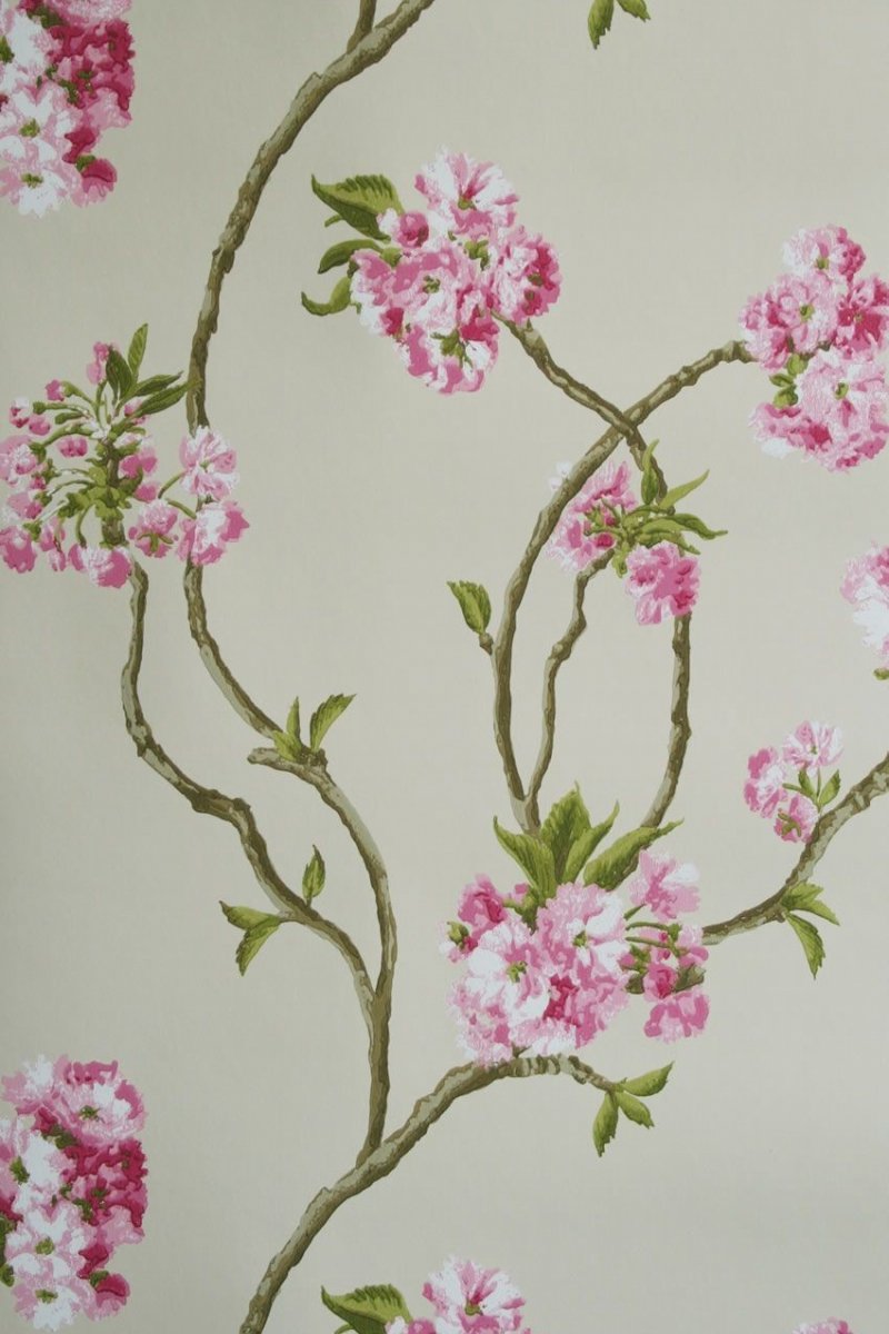 Orchard Blossom Wallpaper NCW4027-01 by Nina Campbell