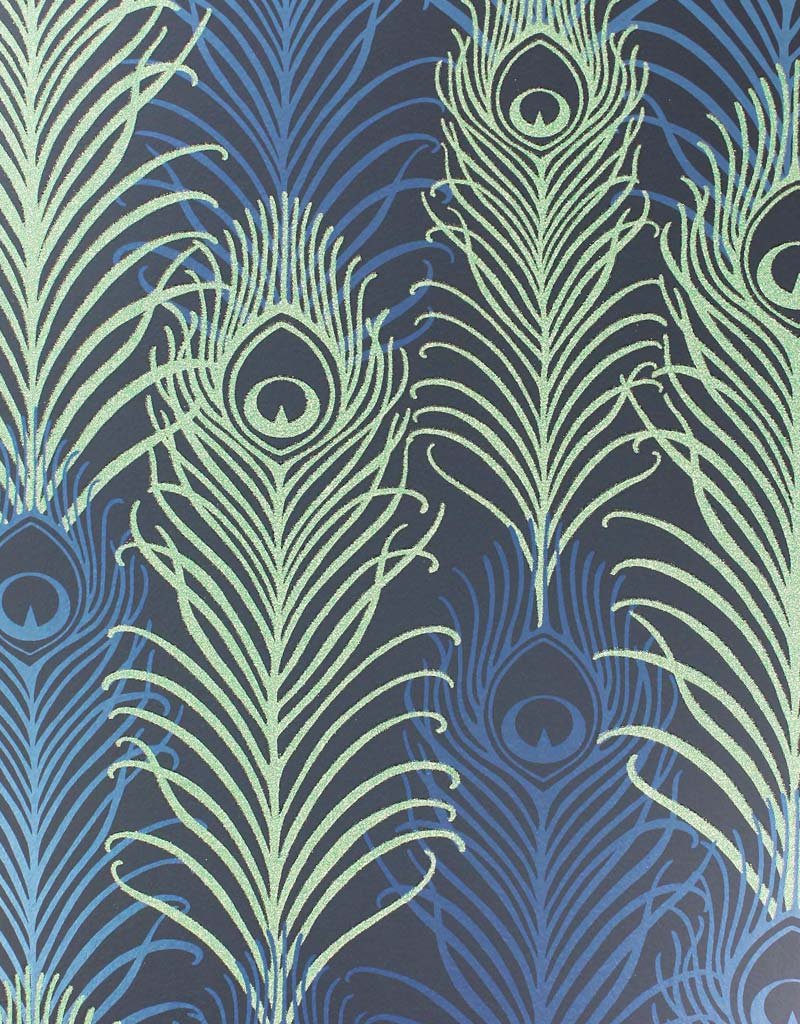 Peacock Wallpaper W6541-01 by Matthew Williamson