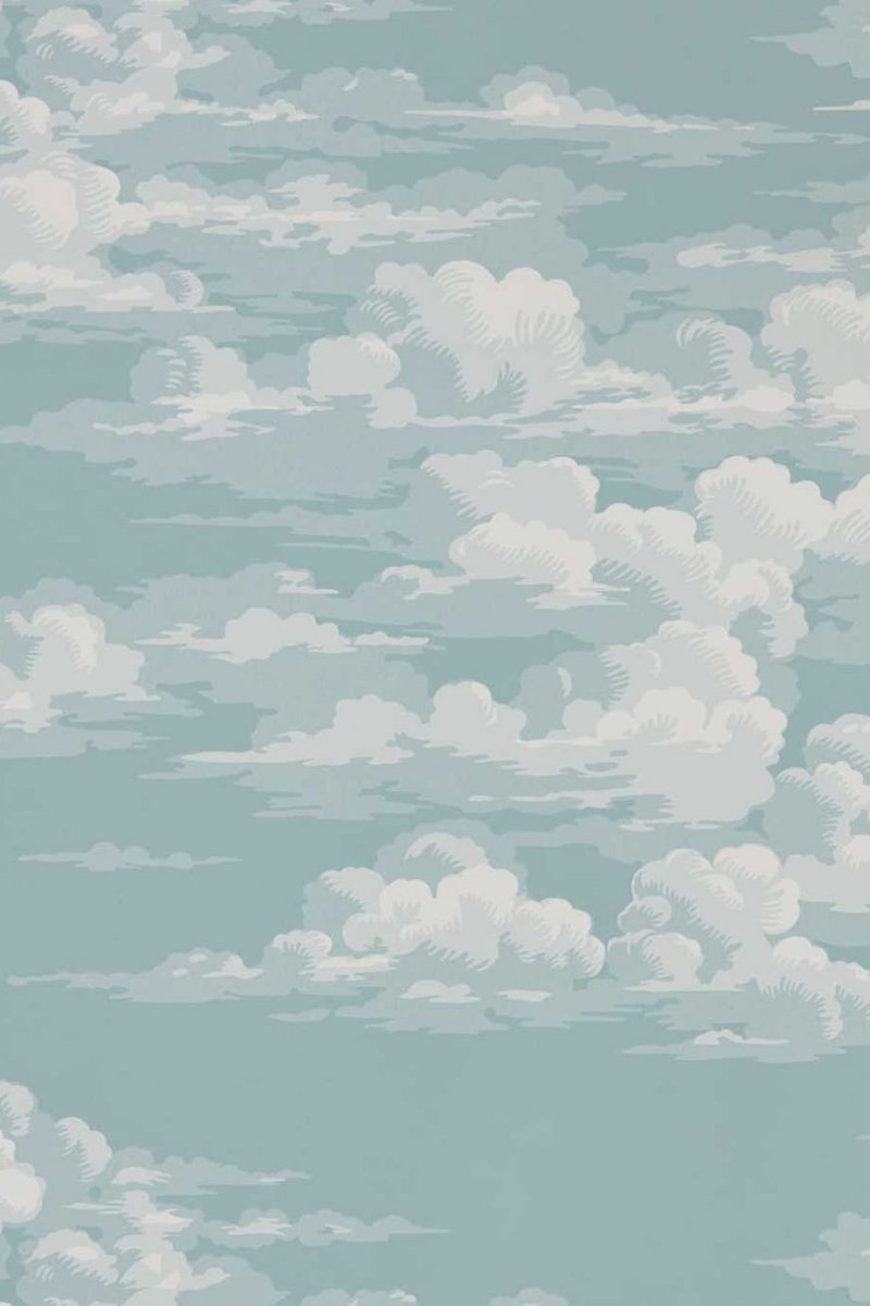 Silvi Clouds Wallpaper DYSI216599 by Sanderson