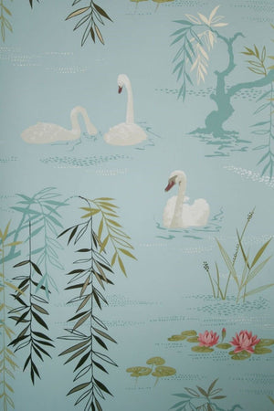 Swan Lake Wallpaper NCW4020-06 by Nina Campbell