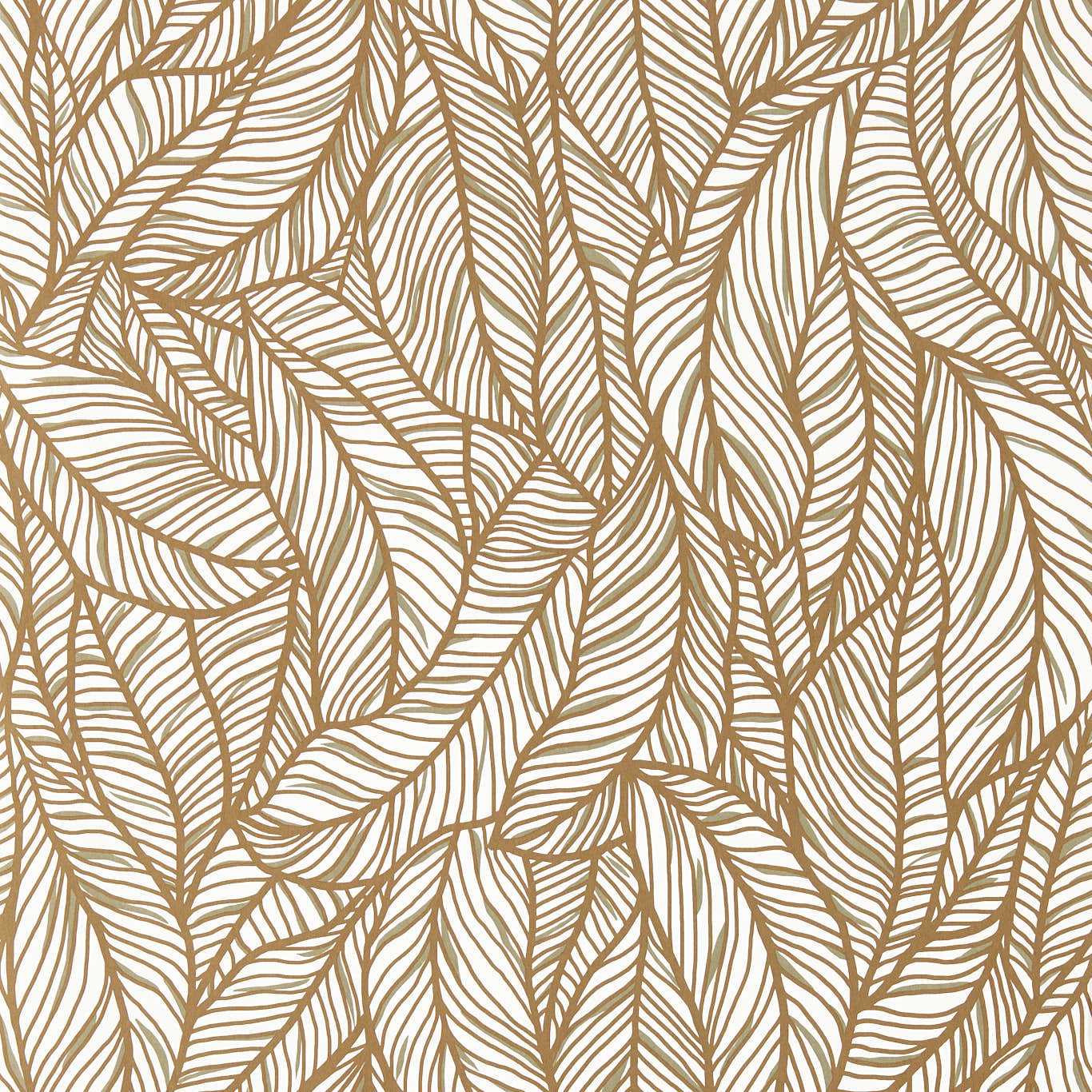 Selva Bronze/Ivory Wallpaper W0144/01 by Clarke & Clarke