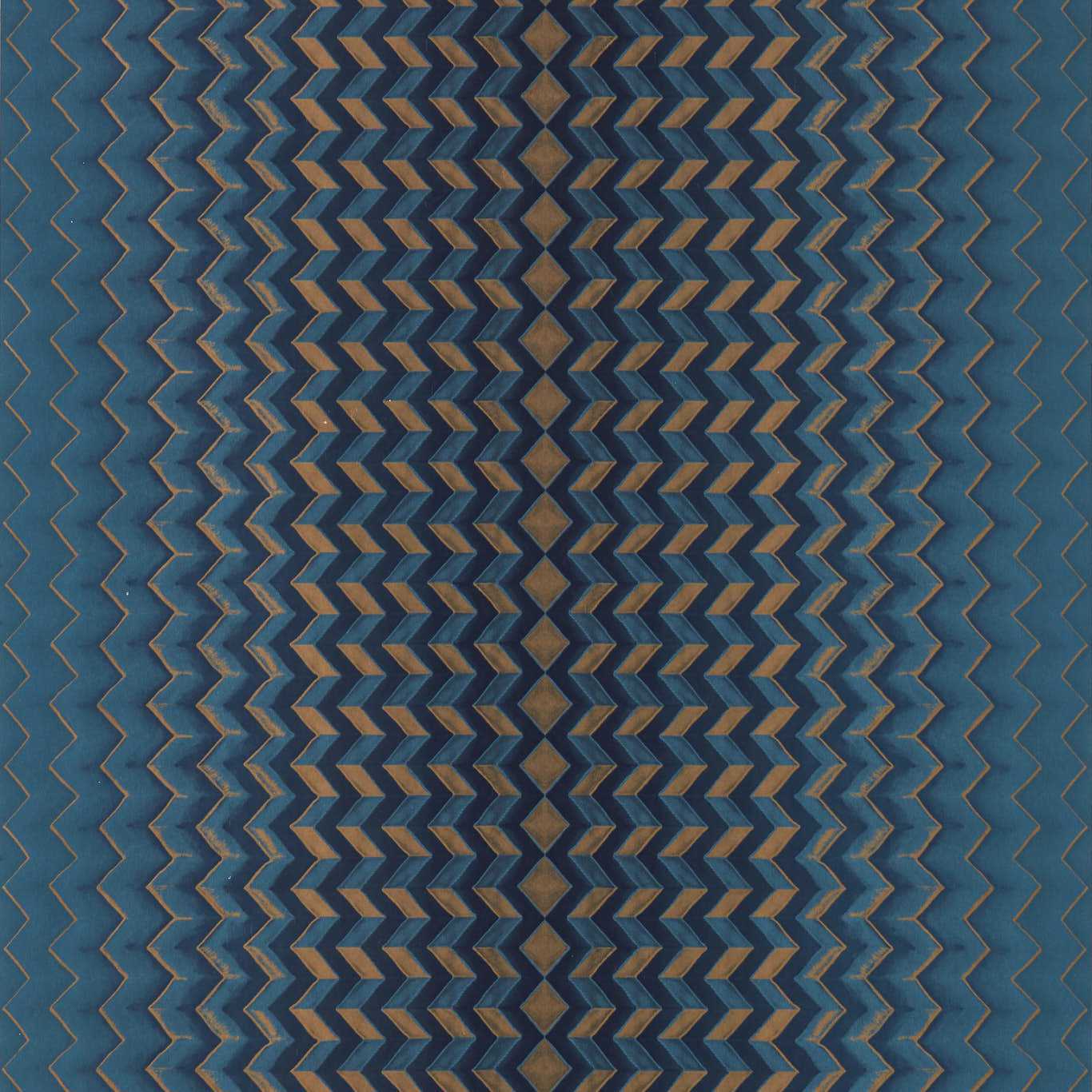 Fragment Midnight/Copper Wallpaper W0150/03 by Clarke & Clarke