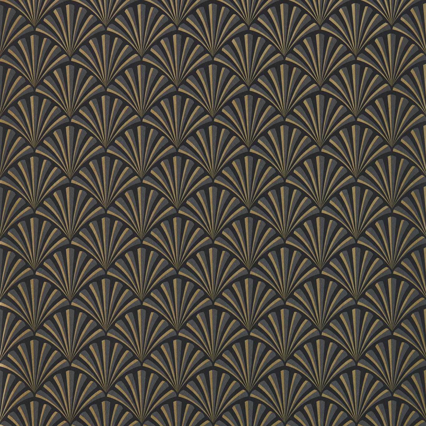 Chrysler Noir Wallpaper W0164/01 by Clarke & Clarke