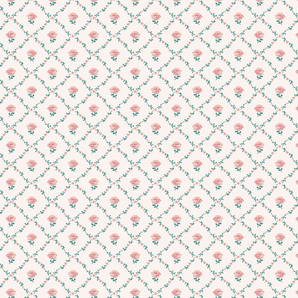 Kate Coral Pink Wallpaper 122766 by Laura Ashley