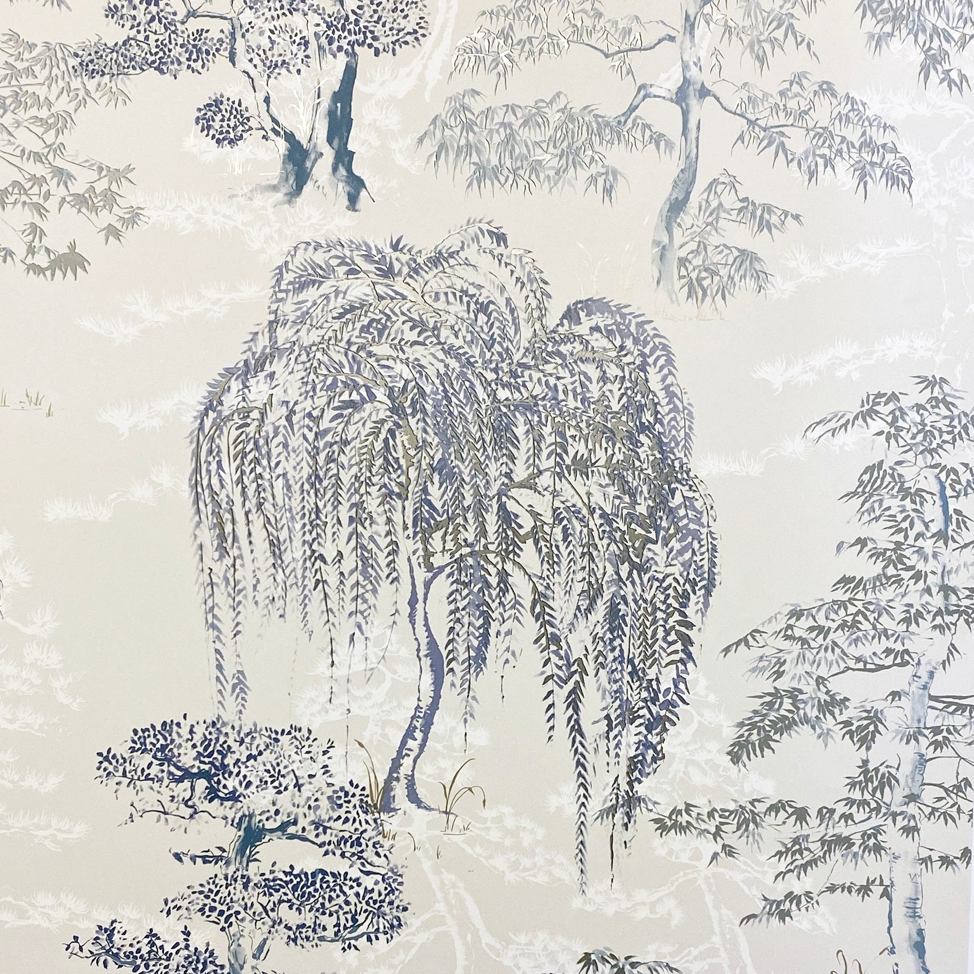 Oriental Garden Soft Blue sw12 by Arthouse
