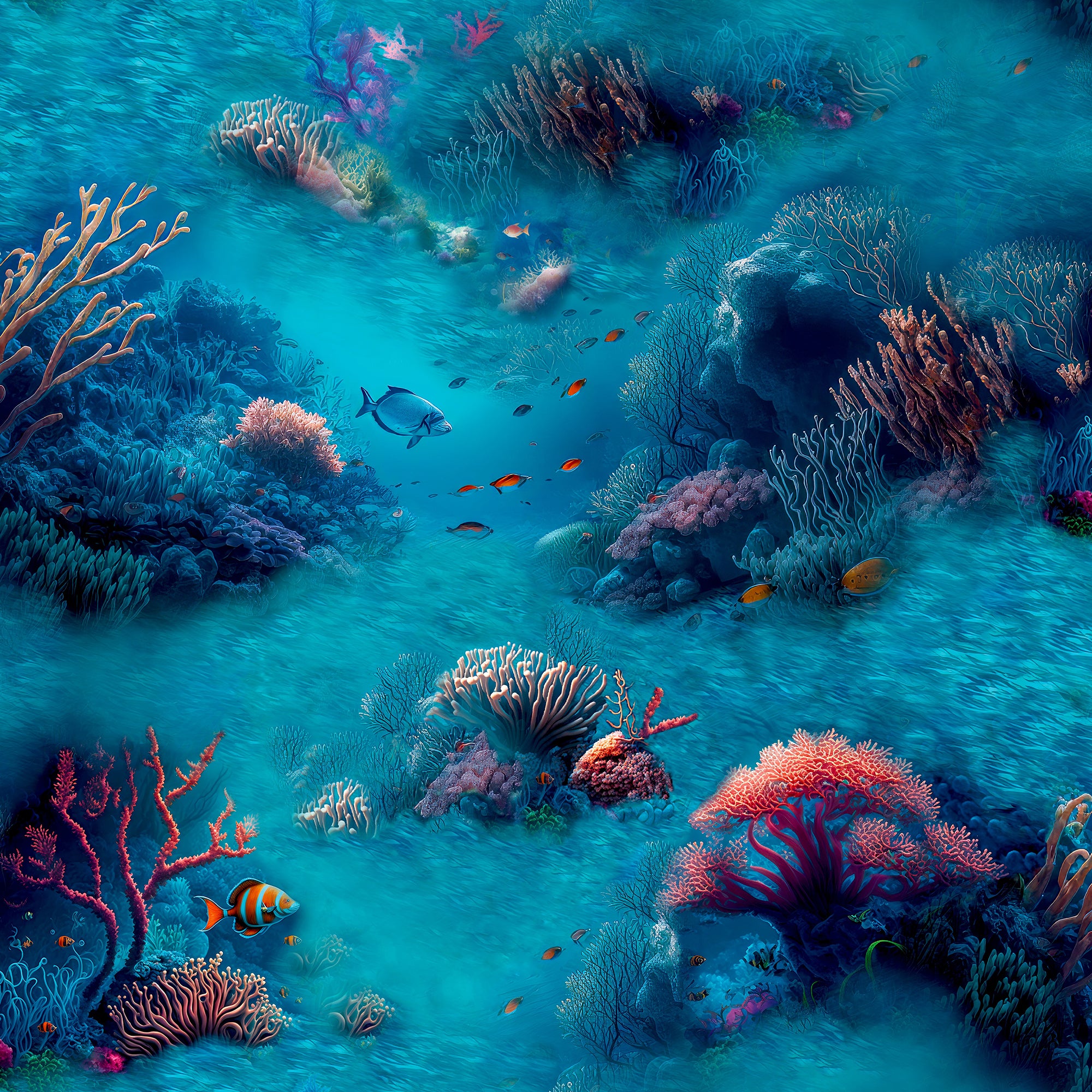 Under The Sea Blue sw12 by Arthouse