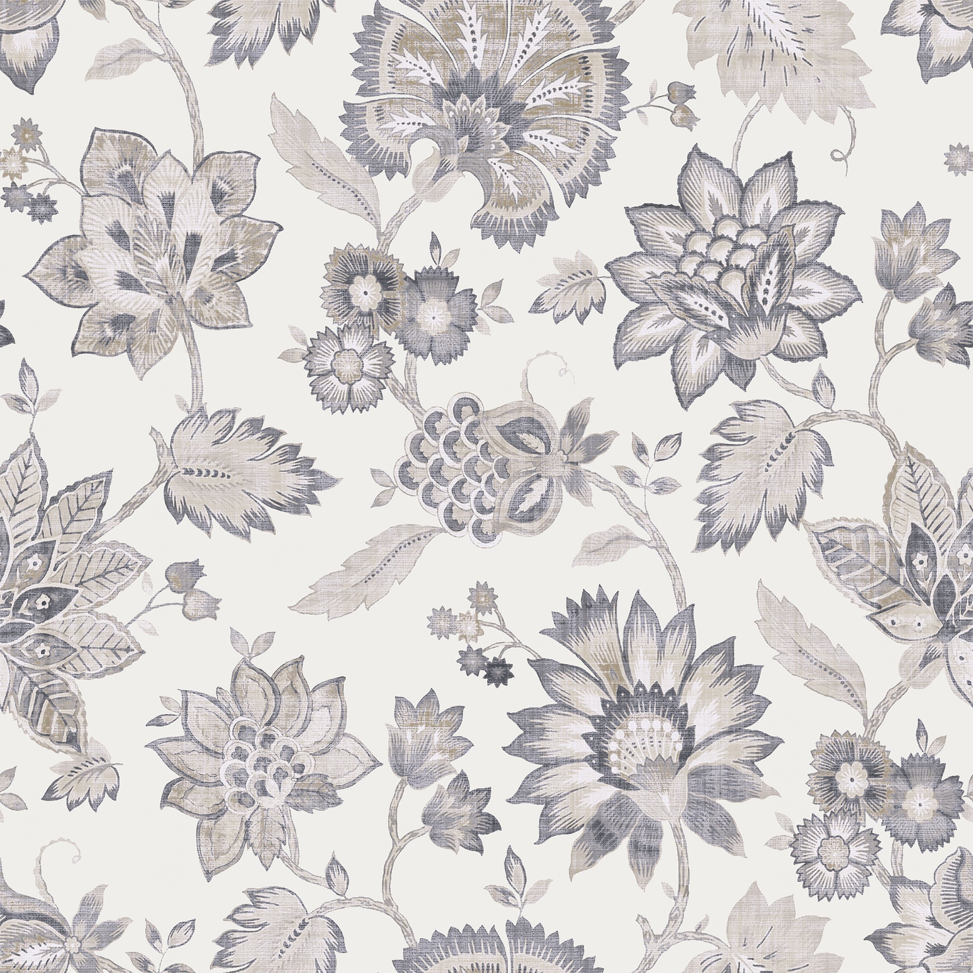 Soft Jacobean Trail Soft Grey sw12 by Arthouse