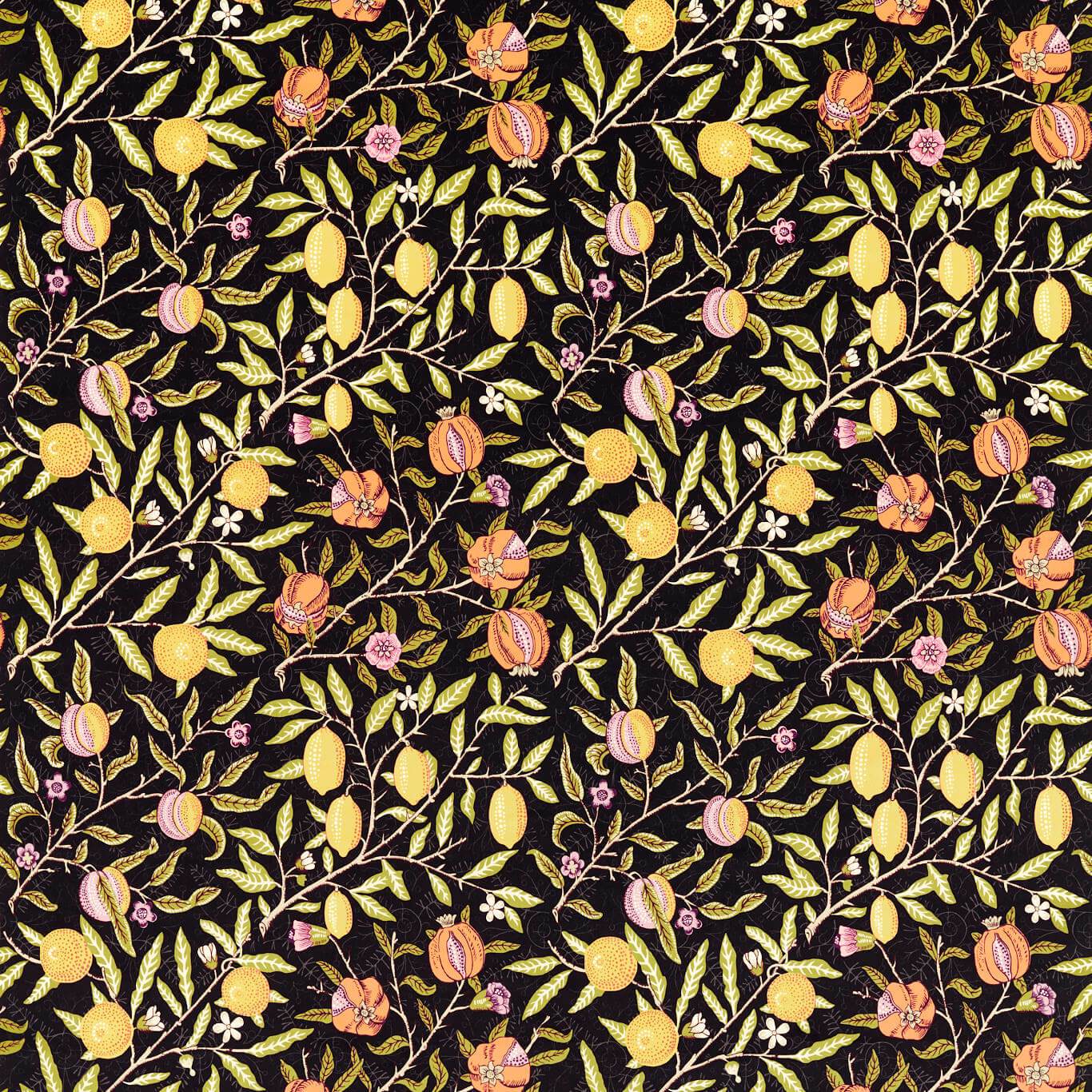 Fruit Twilight Fabric By Morris & Co