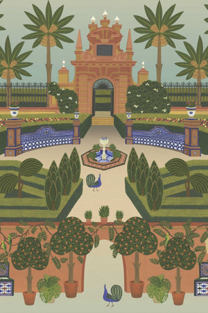 Alcazar Gardens Wallpaper 117-7020 by Cole & Son