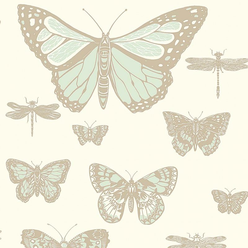 Butterflies And Dragonflies Wallpaper 103-15065 by Cole & Son