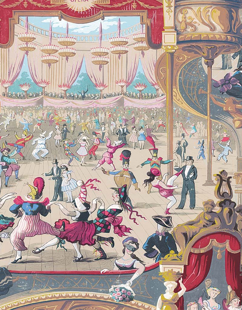 Cabaret Pattern Background Cabaret Wallpaper 103-7026 by Cole & Son