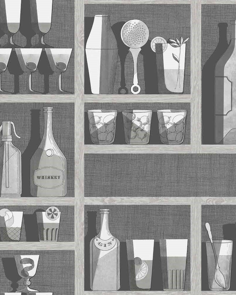 Cocktails Wallpaper 114-23045 by Cole & Son