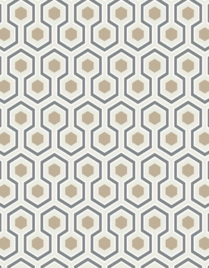 Cole And Son Hicks Hexagon Wallpaper 95-3016 by Cole & Son