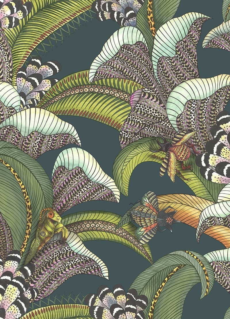 Cole And Son Hoopoe Leaves Wallpaper 119/1007 by Cole & Son