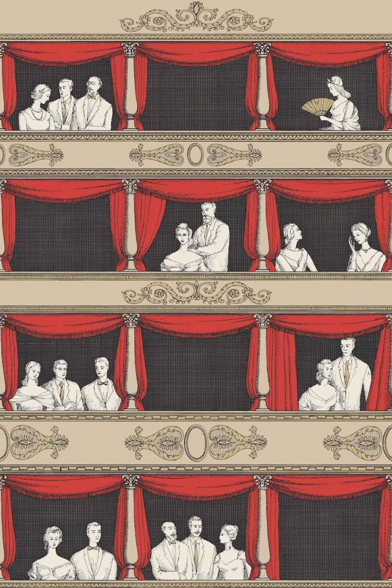 Cole And Son Teatro Wallpaper 114-18037 by Cole & Son