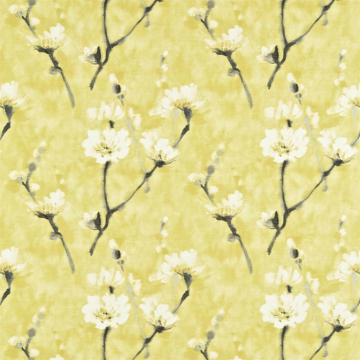 Eleni Indian Yellow Fabric By Sanderson