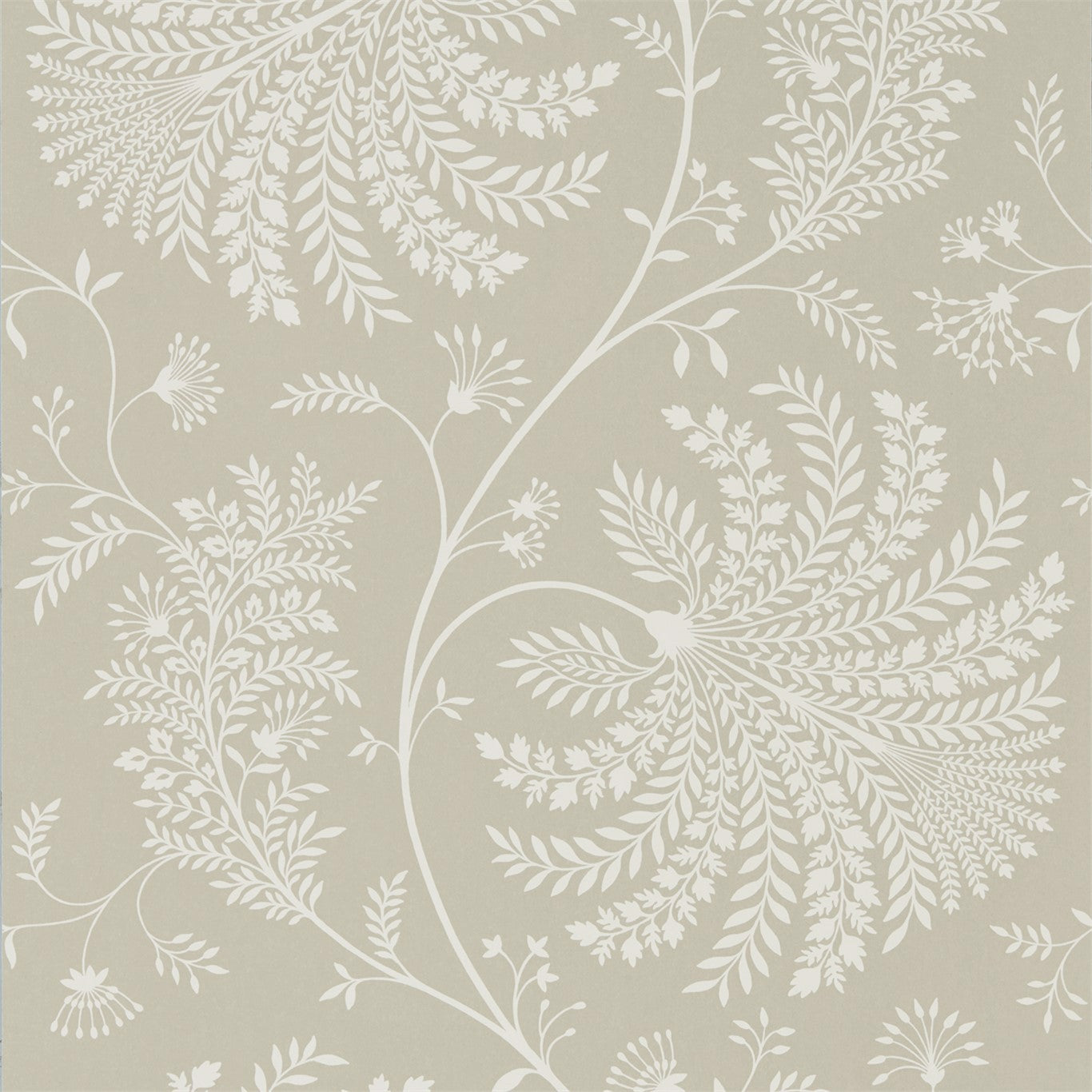 Mapperton Linen/Cream Wallpaper DART216342 by Sanderson