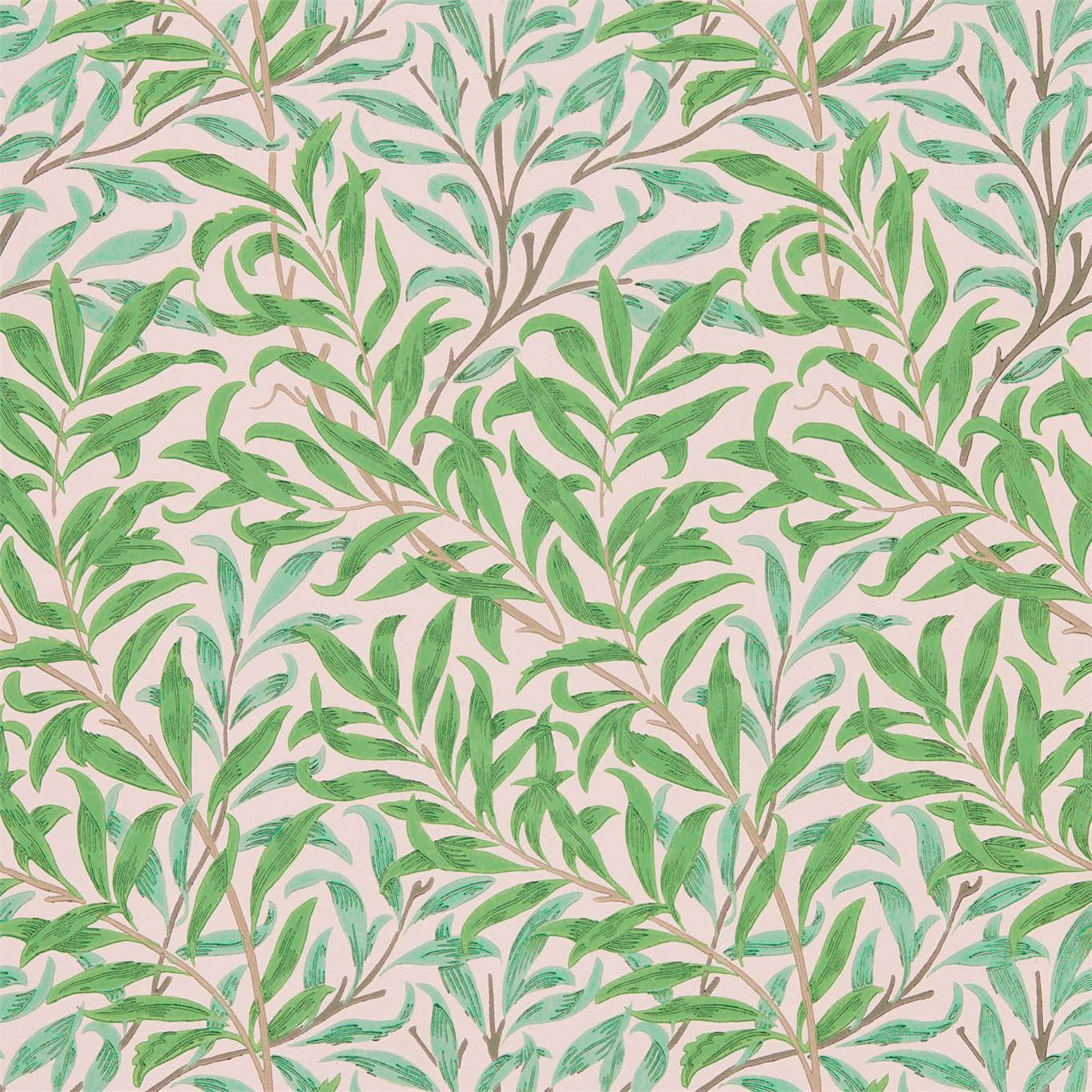 William Morris Willow Bough Wallpaper DBPW216949 by Morris & Co