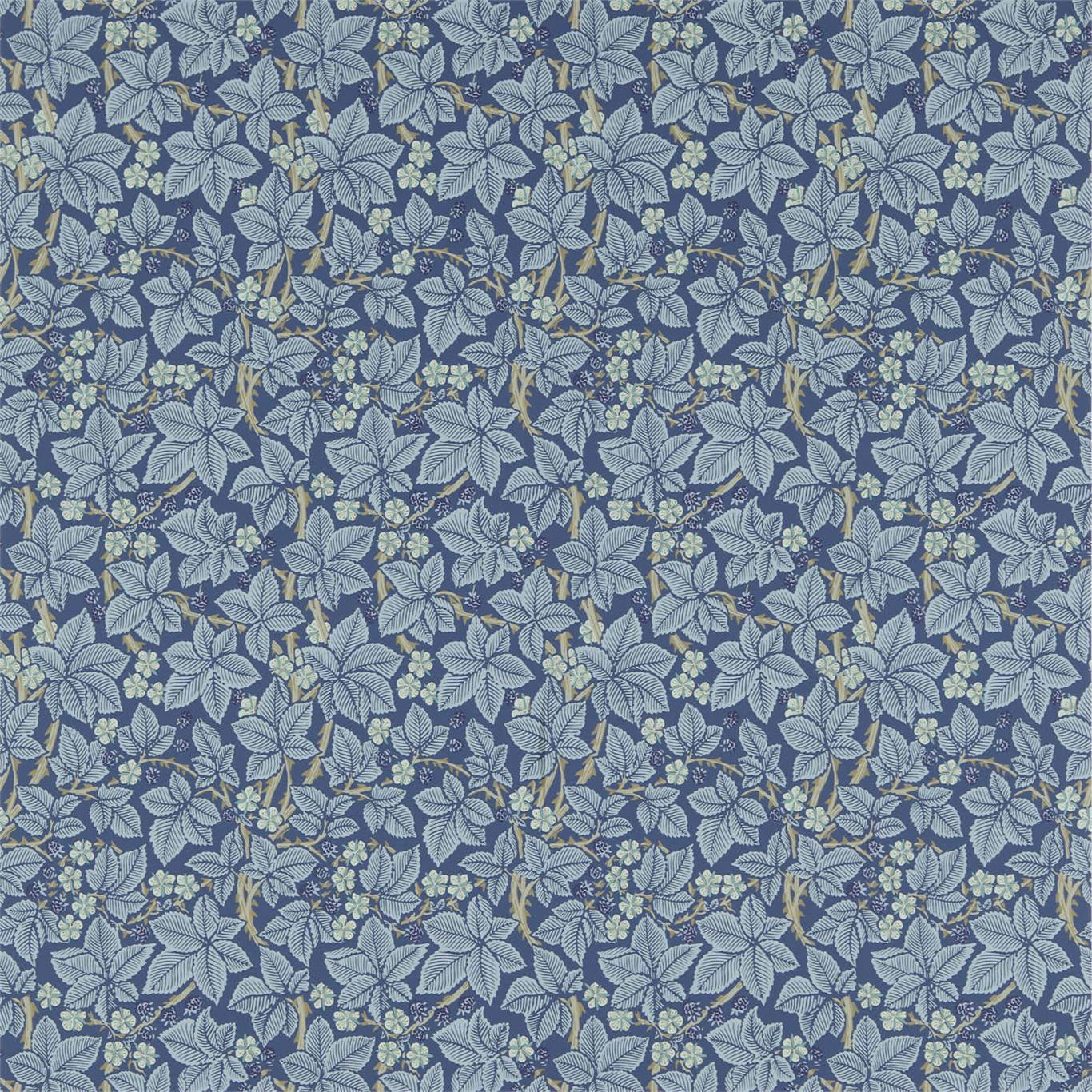 Bramble Indigo Wallpaper DCMW216811 by Morris & Co