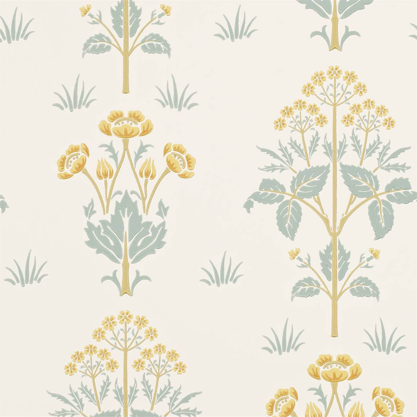 Meadow Sweet Gold/Slate Wallpaper DCMW216829 by Morris & Co