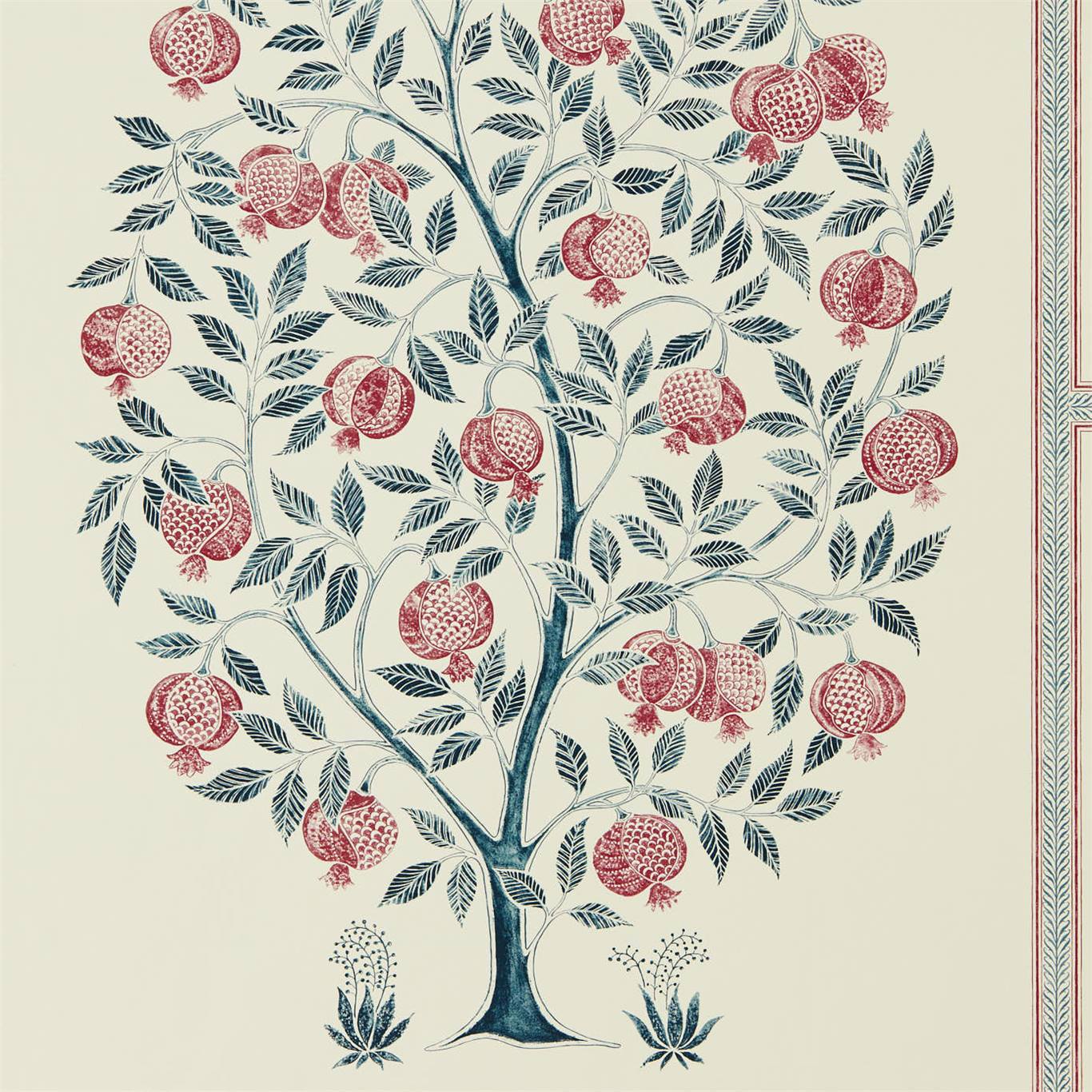 Anaar Tree Annato/Blueberry Wallpaper DCPW216790 by Sanderson