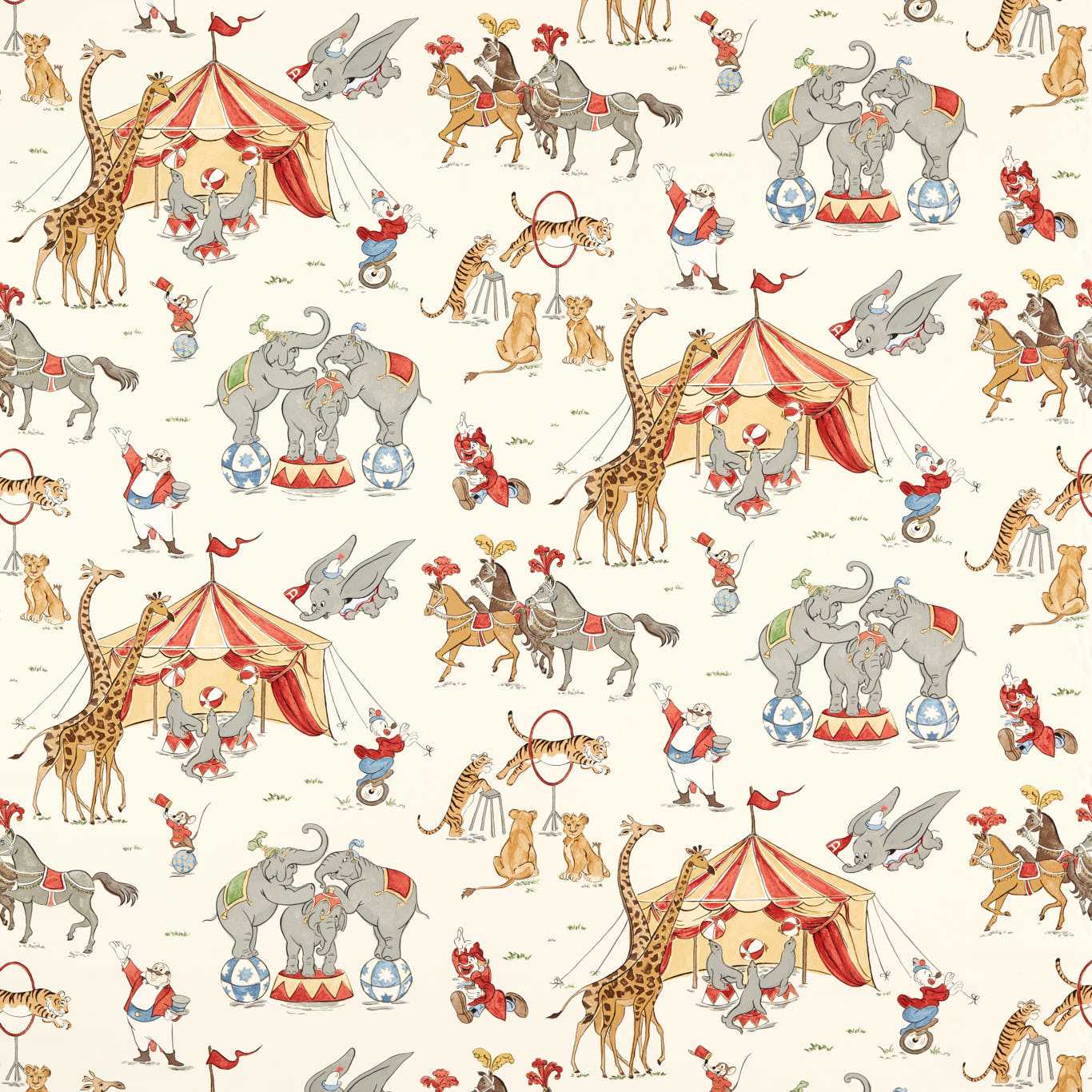 Dumbo Peanut Butter and Jelly Fabric By Sanderson