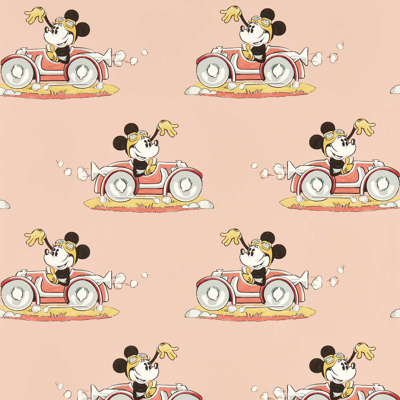 Minnie On the Move Candy Floss Wallpaper DDIW217268 by Sanderson