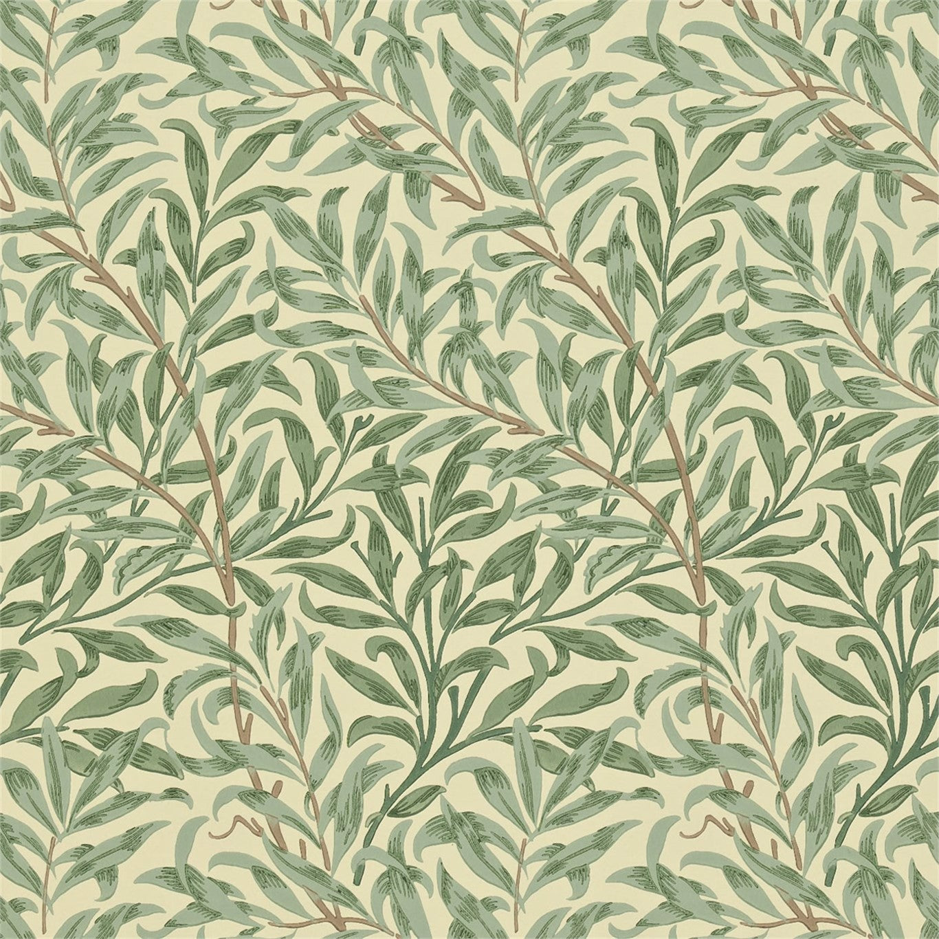 William Morris Willow Boughs Wallpaper DGW1WB101 by Morris & Co
