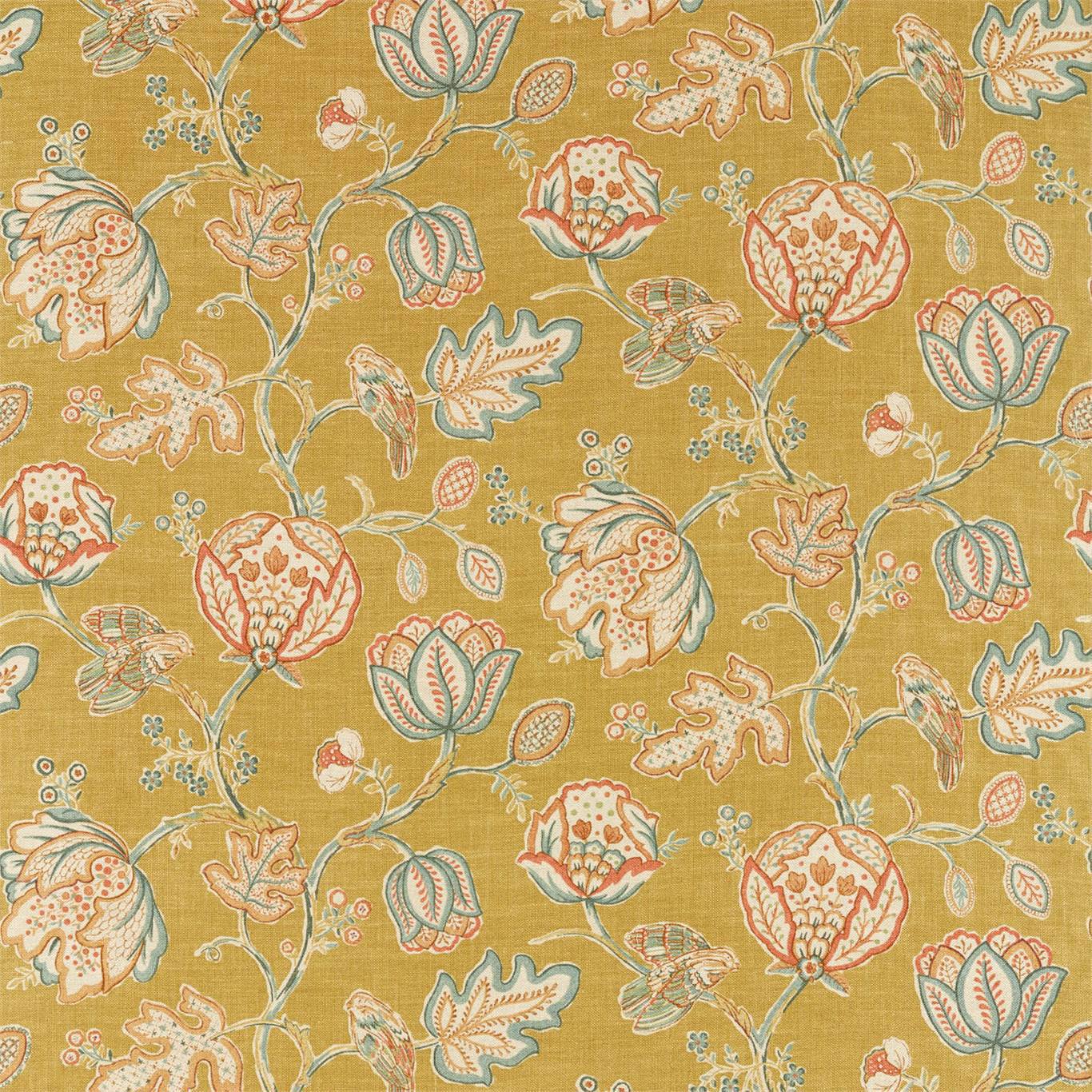 Theodosia Saffron Fabric By Morris & Co