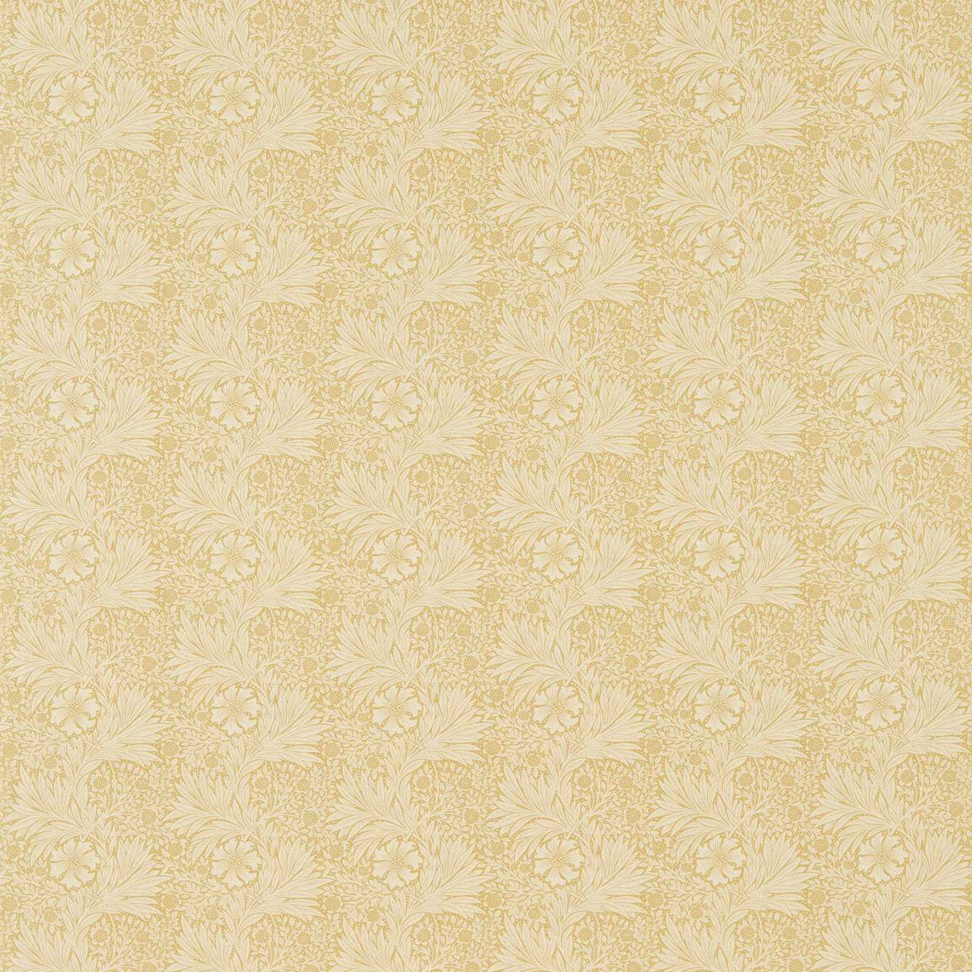Marigold 220316 Lichen/Cowslip Fabric By Morris & Co