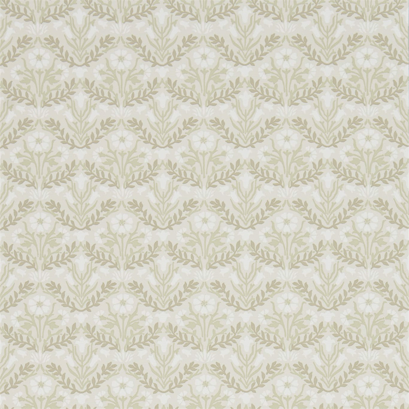 Morris Bellflower Manilla/Olive Wallpaper DMA4216434 by Morris & Co