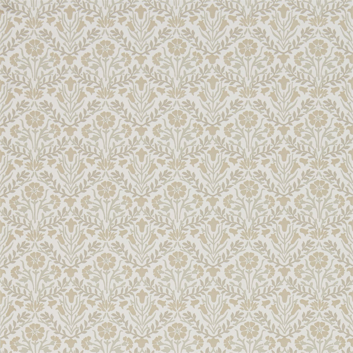 Morris Bellflower Linen/Cream Wallpaper DMA4216437 by Morris & Co
