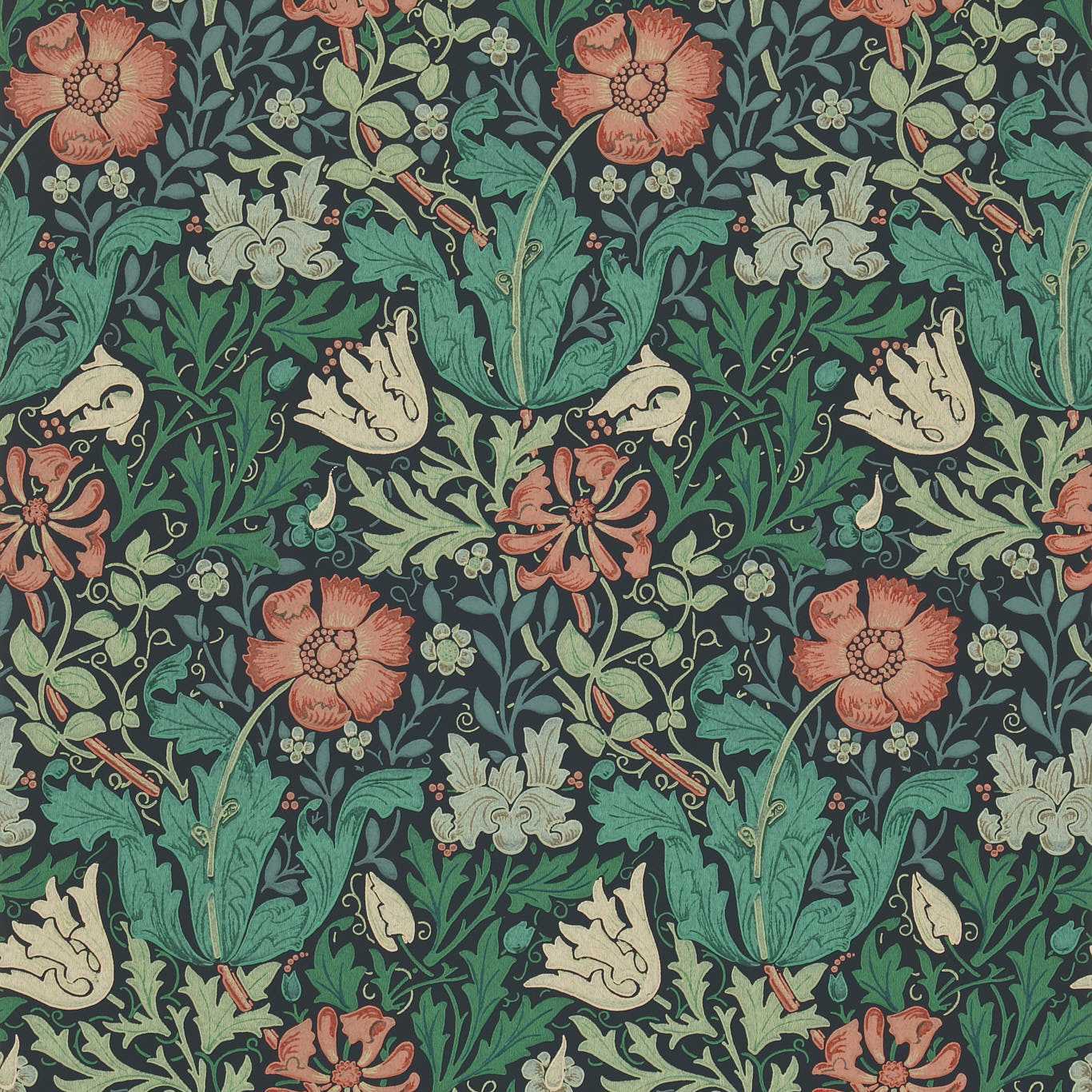Compton Wallpaper DMCW210421 by Morris & Co