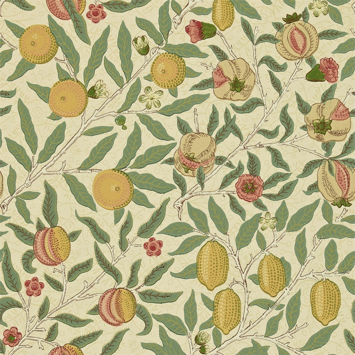 William Morris Fruit Wallpaper DMCW210426 by Morris & Co