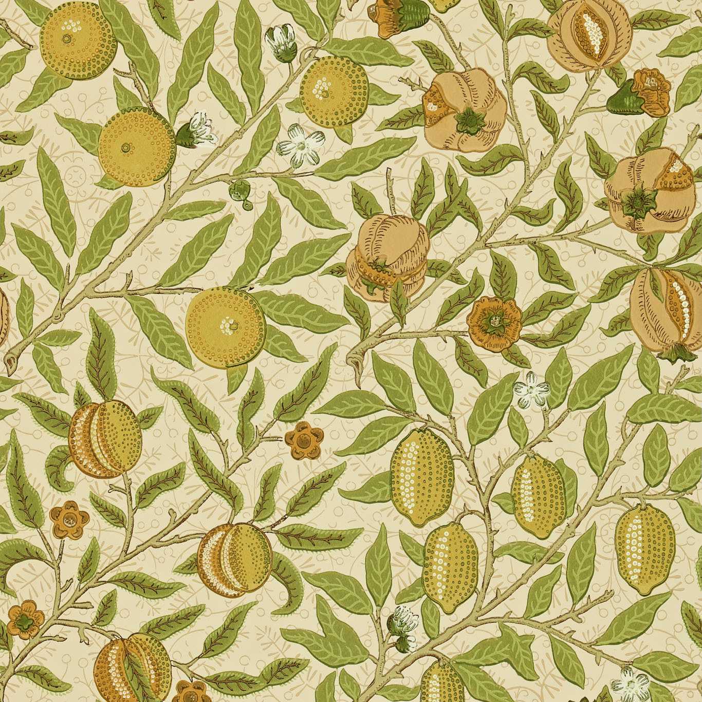 William Morris Fruit Wallpaper DMCW210427 by Morris & Co