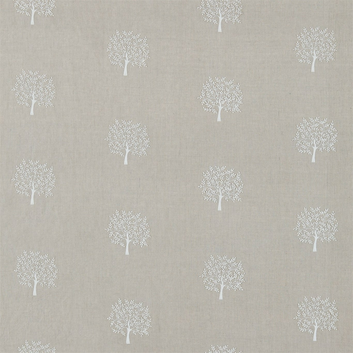 Woodland Tree Linen/Ivory Fabric By Morris & Co