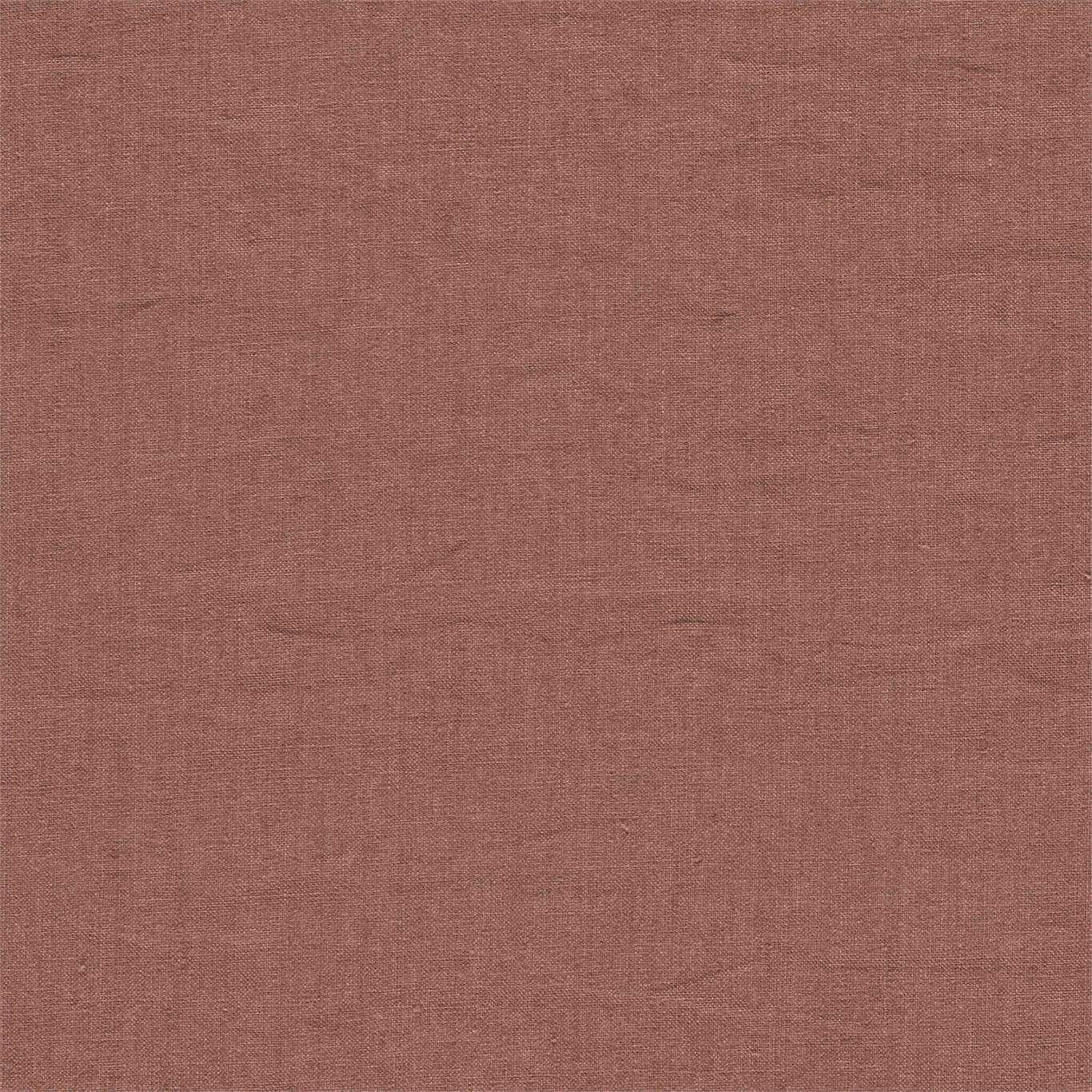 Rue Linen Peach Fabric By Sanderson