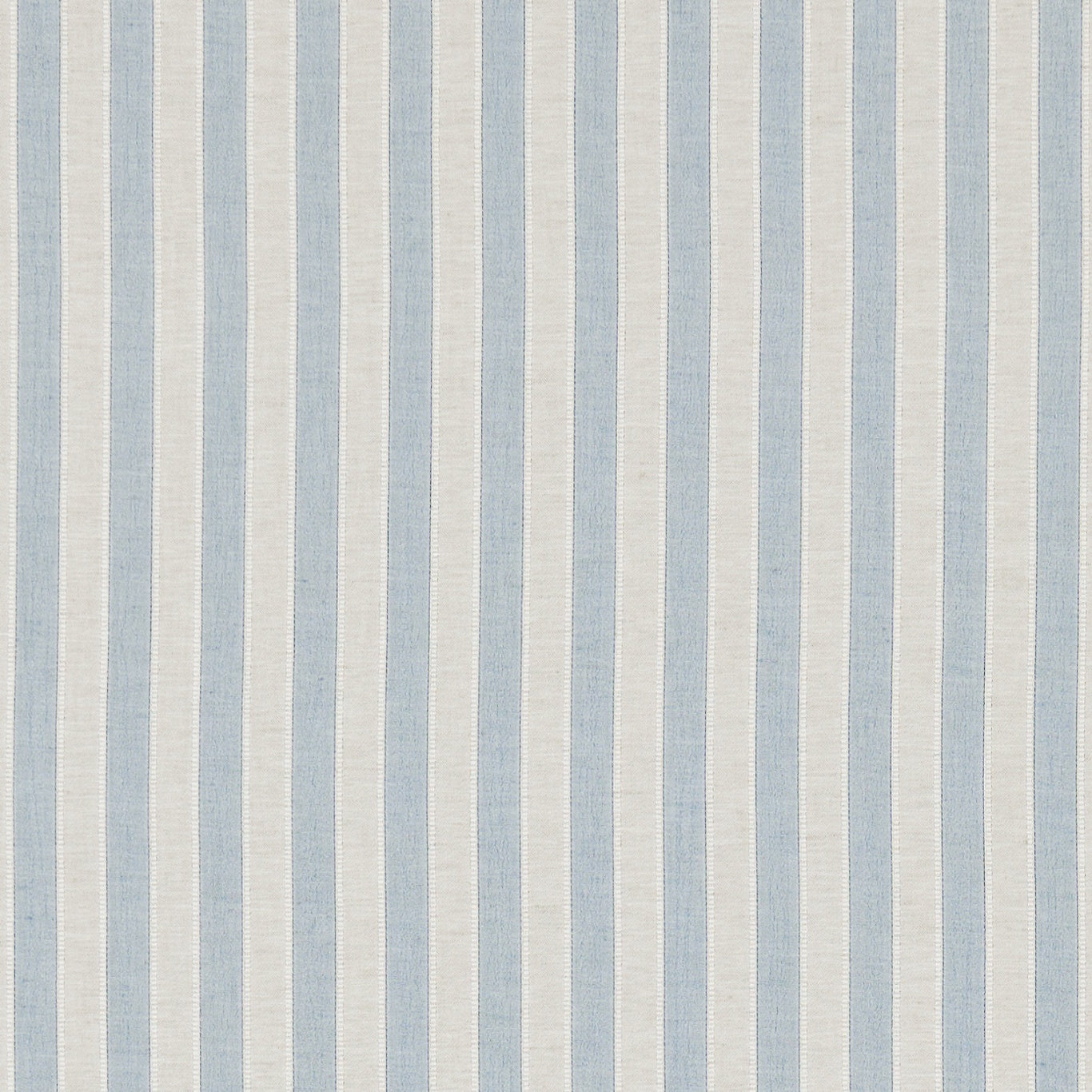Sorilla Stripe Delft/Linen Fabric By Sanderson