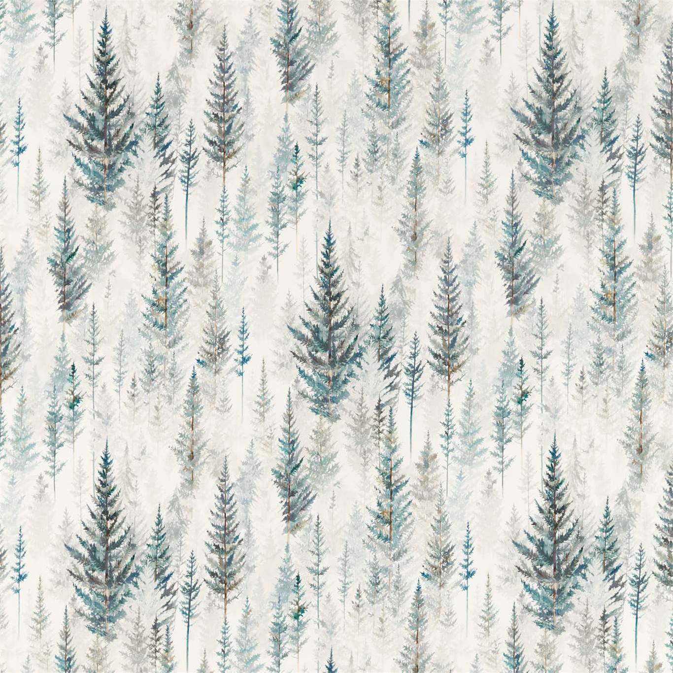 Juniper Pine Forest Fabric By Sanderson