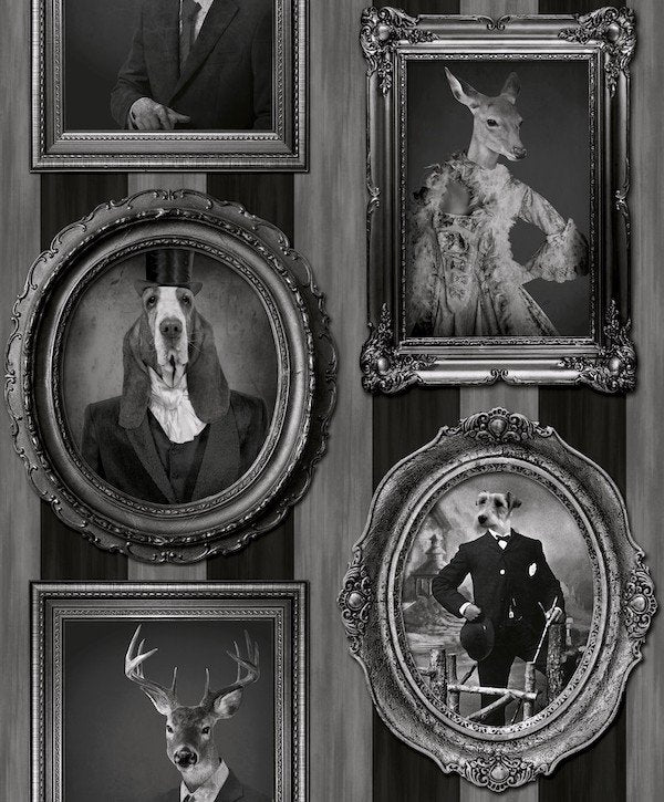Dogs In Frames Wallpaper J59309 by Muriva