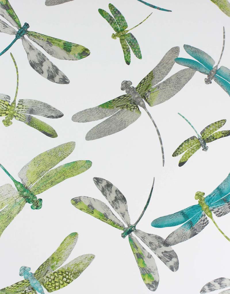 Dragonfly Dance Wallpaper W6650-01 by Matthew Williamson