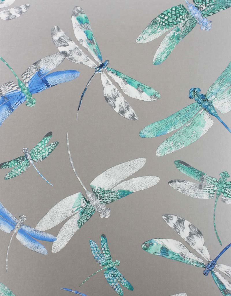 Dragonfly Dance Wallpaper W6650-02 by Matthew Williamson