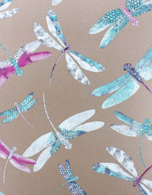 Dragonfly Dance Wallpaper W6650-04 by Matthew Williamson