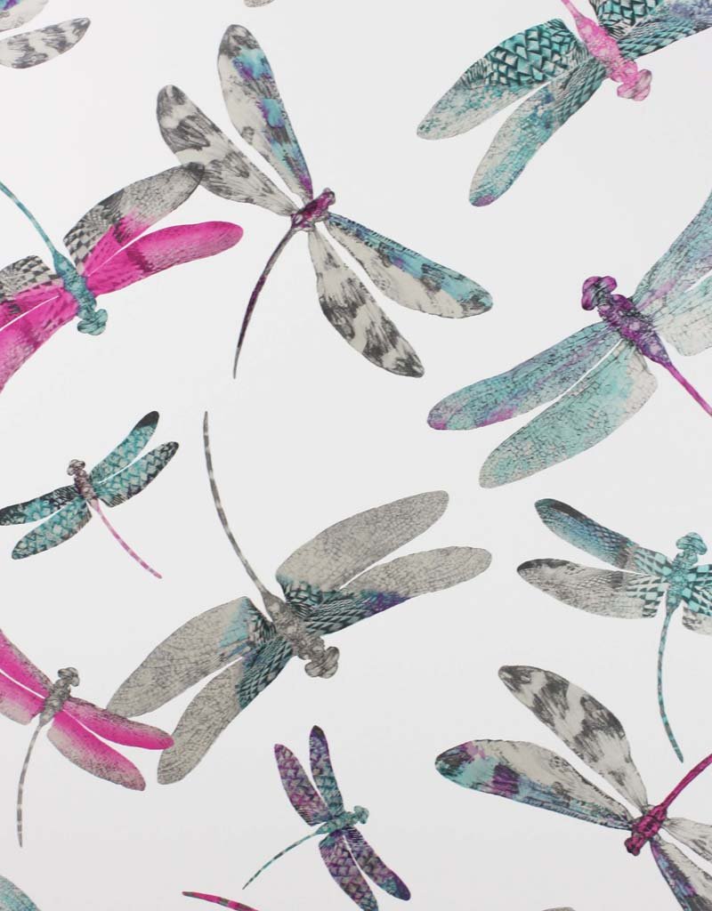 Dragonfly Dance Wallpaper W6650-05 by Matthew Williamson