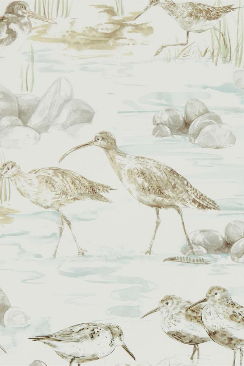 Estuary Birds Wallpaper DEBB216494 by Sanderson