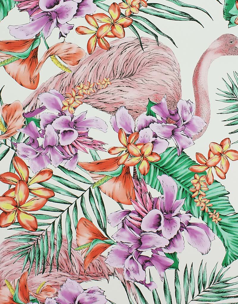 Flamingo Club Wallpaper W6800-03 by Matthew Williamson