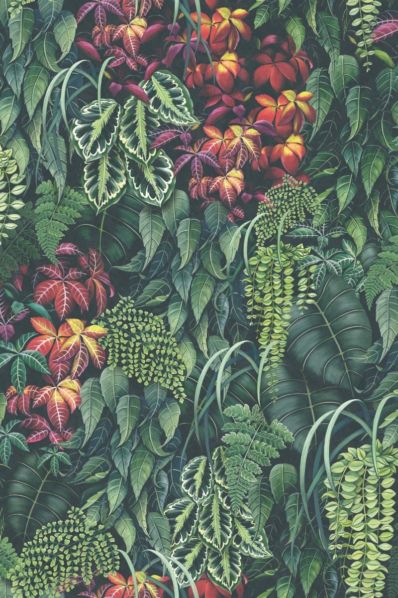 Green Wall Wallpaper W7330-01 by Osborne & Little