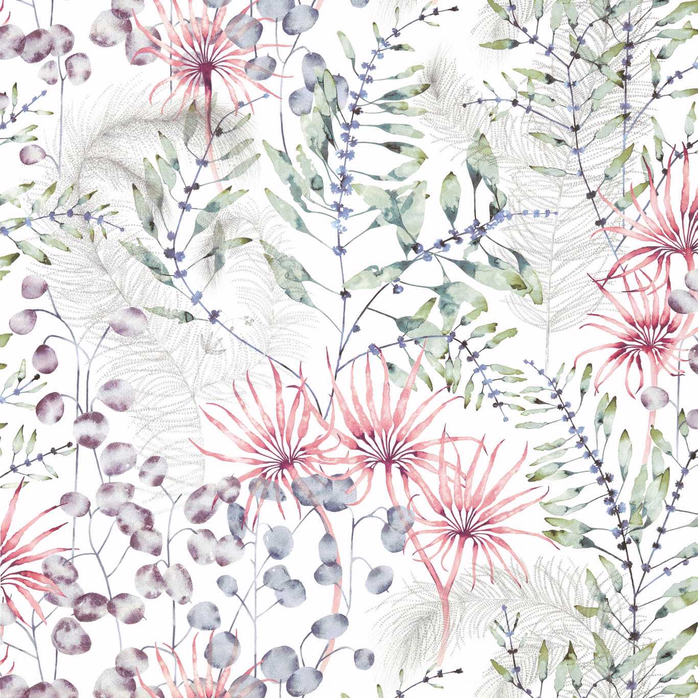 Postelia Berry/Heather Fabric By Harlequin