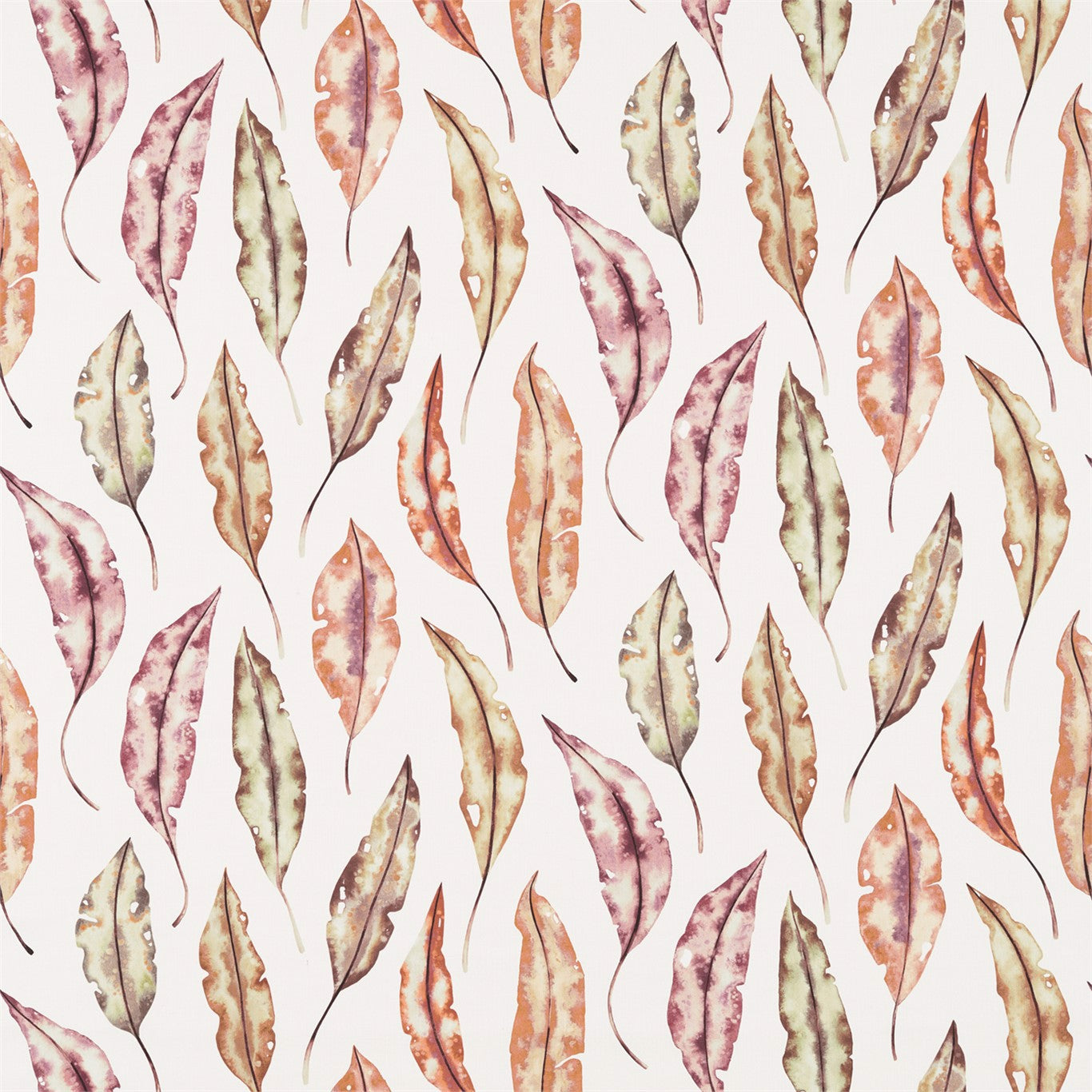 Kinina Mandarin/Fig Fabric By Harlequin