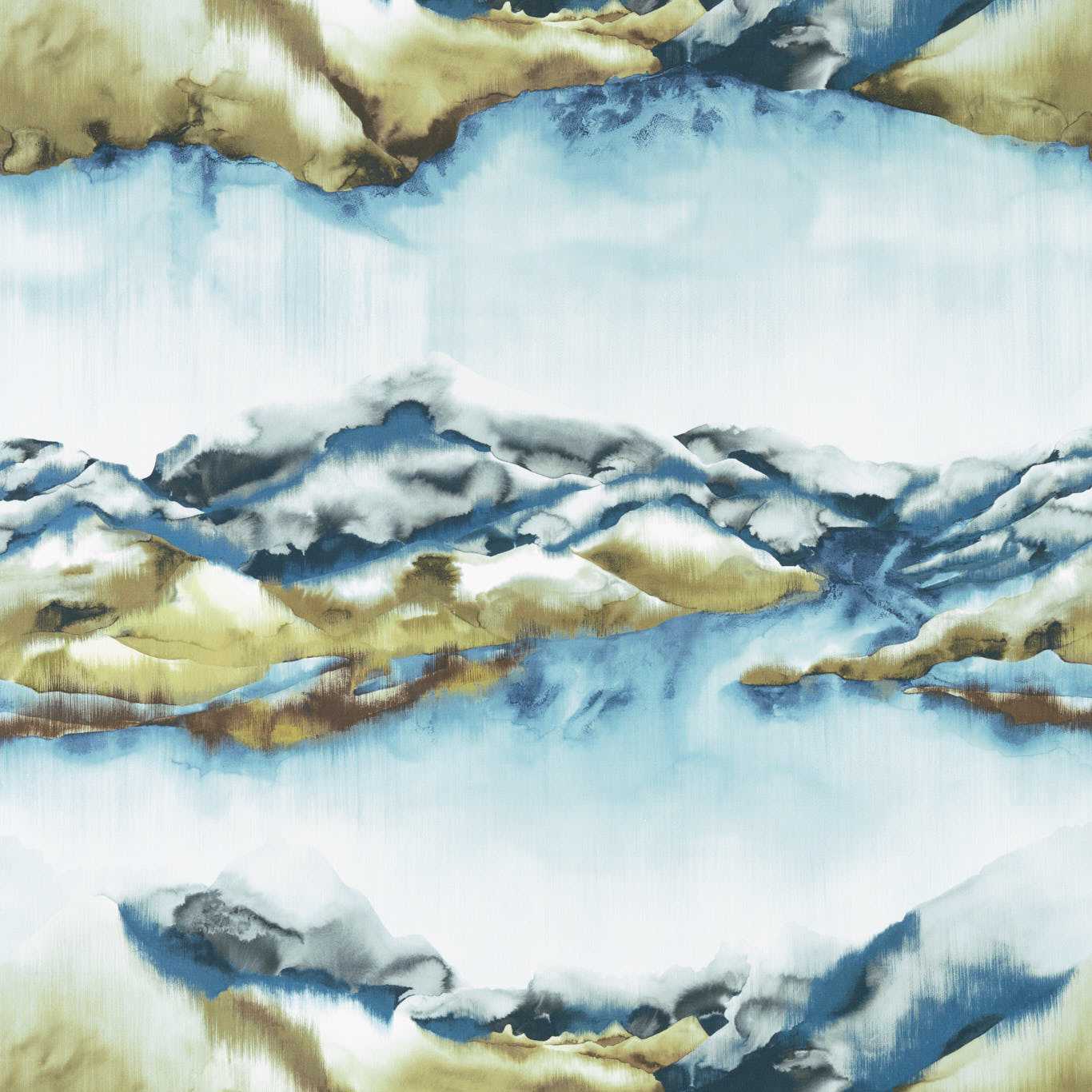 Kailani Lagoon/Linden Fabric By Harlequin